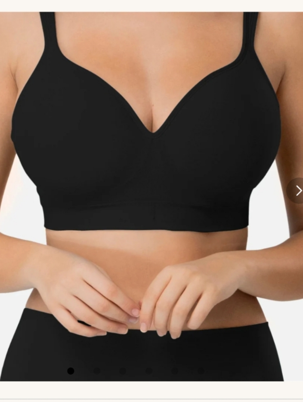 Underoutfit Infinite Support Wireless Bra Black XL